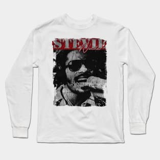 TEXTURE ART - Stevie Wonder Long Sleeve T-Shirt